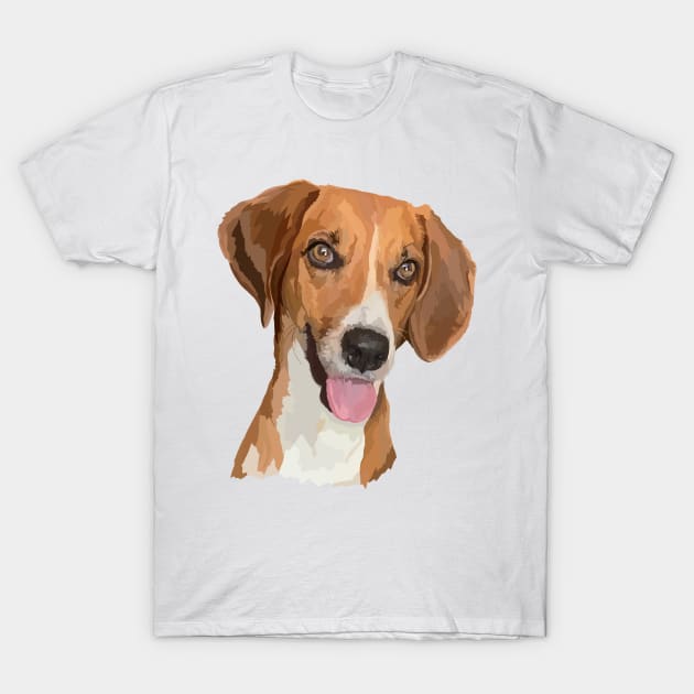 Foxhound T-Shirt by Poohdlesdoodles